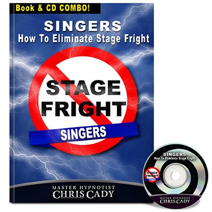 hypnosis stage fright for public singers hypnosis cd and book cover